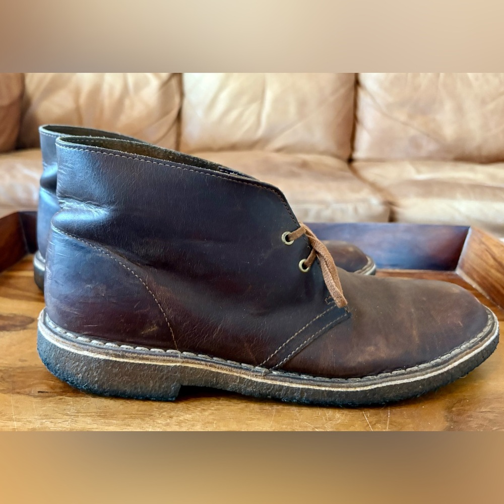 CLARKS Men’s Original Leather Desert Boots